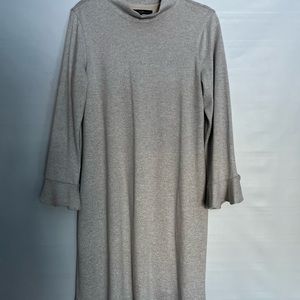 White House Black Market dress,, size L, silver, new